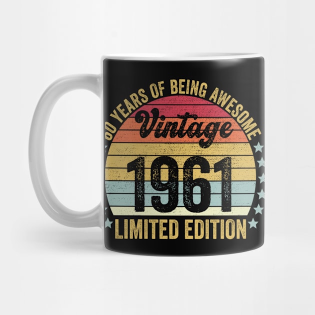 60th Birthday, 60 Year Old Gifts Vintage 1971 Limited Edition by DragonTees